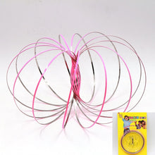 Load image into Gallery viewer, 2018 Magic Ring Toroflux Torofluxus Flowtoy Amazing Flow Rings Toys Kinetic Spring Toy Funny Outdoor Game Intelligent Toy Fidget